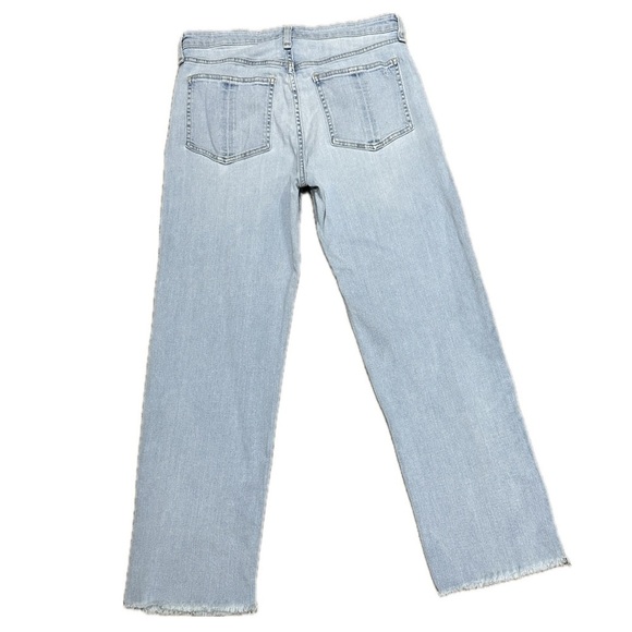 👖 RAG & BONE Cardiff High Rise Raw Hem Jeans | Women's 27 | Light Wash Denim👖 - Picture 2 of 4